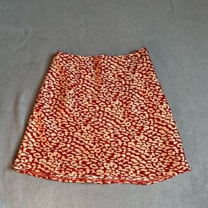 Princess Polly Cheetah Print Silk Mini Skirt